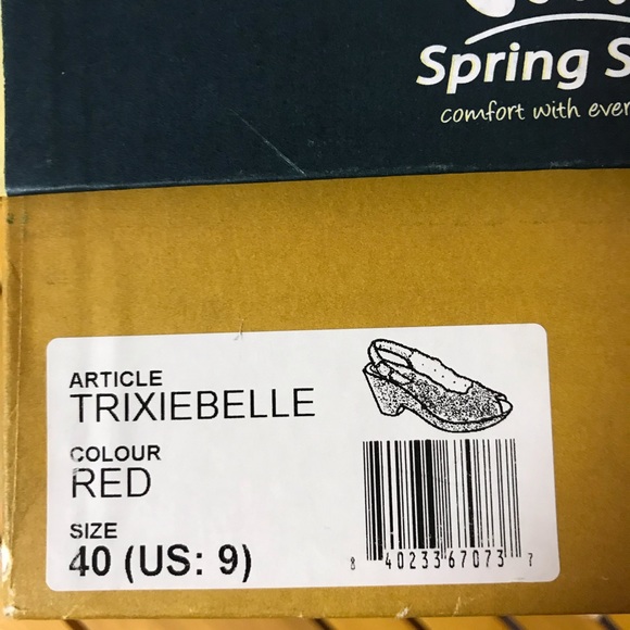 Spring Step Trixiebelle Red 40 (9) - Picture 6 of 6